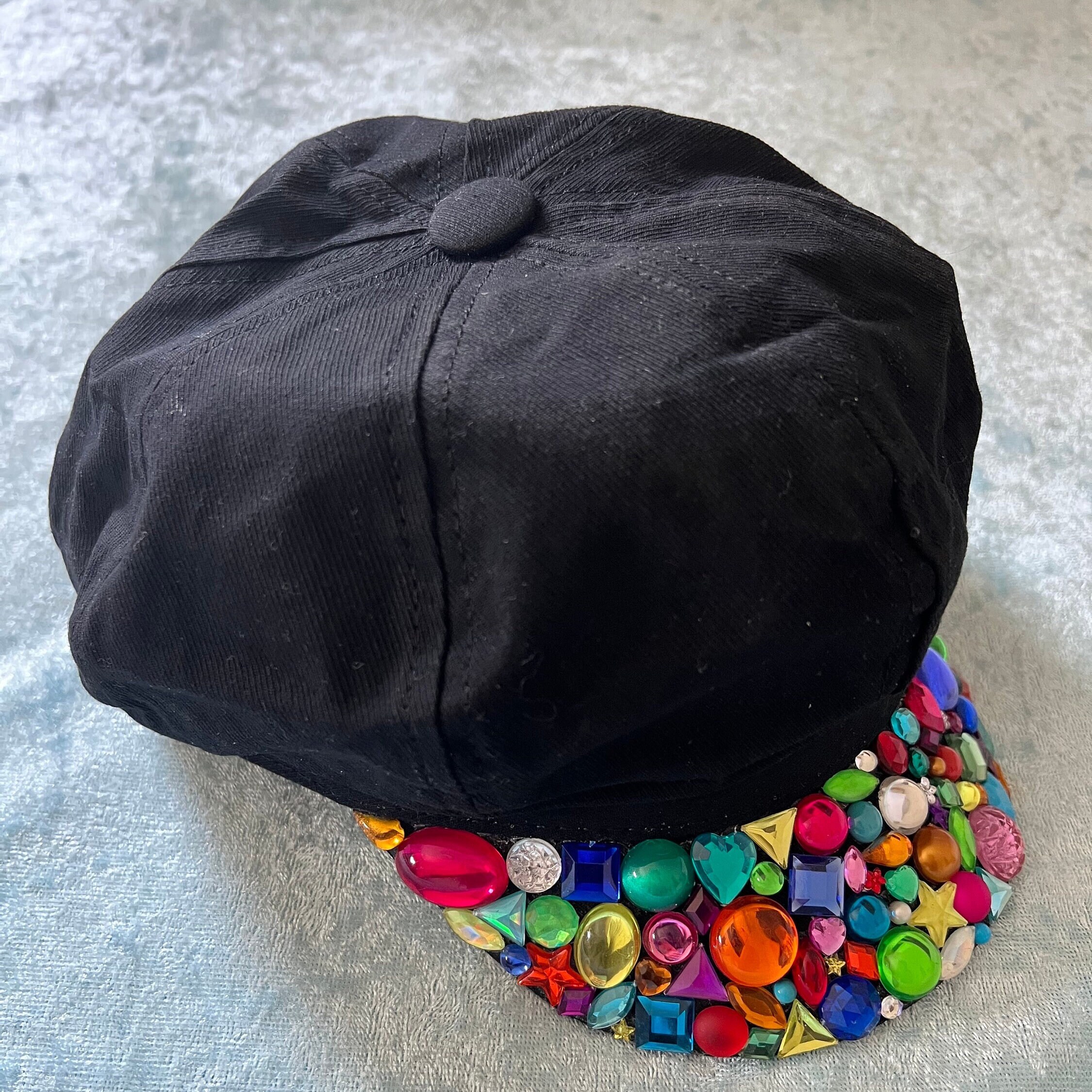 Selena Rhinestone Bling Hat Bedazzled Colorful Newsies Dance Hat - Selena Quintanilla  main image 3