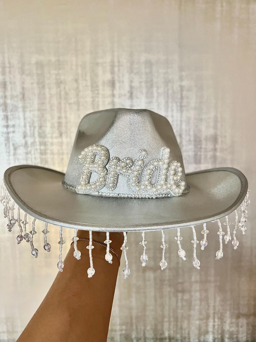 Bedazzled Bride Cowboy Hat – Sparkling Rhinestone Cowgirl 