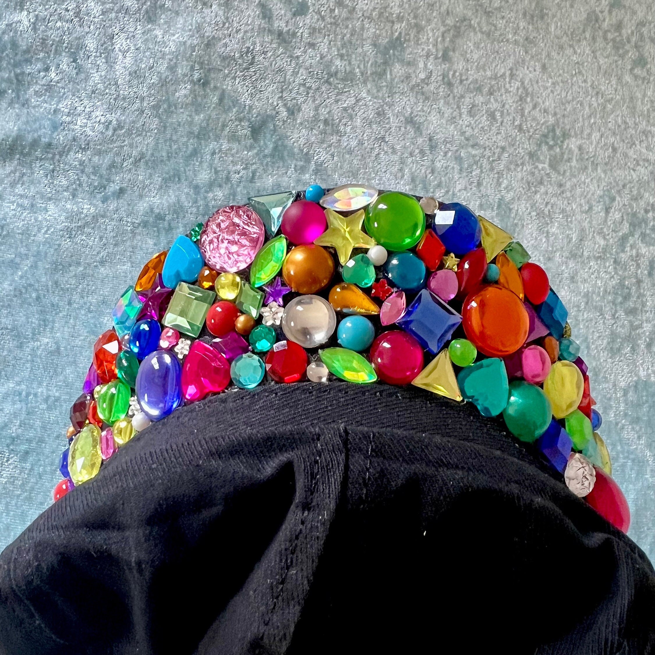 Bedazzled Colorful Newsies Dance Hat - Selena Quintanilla 