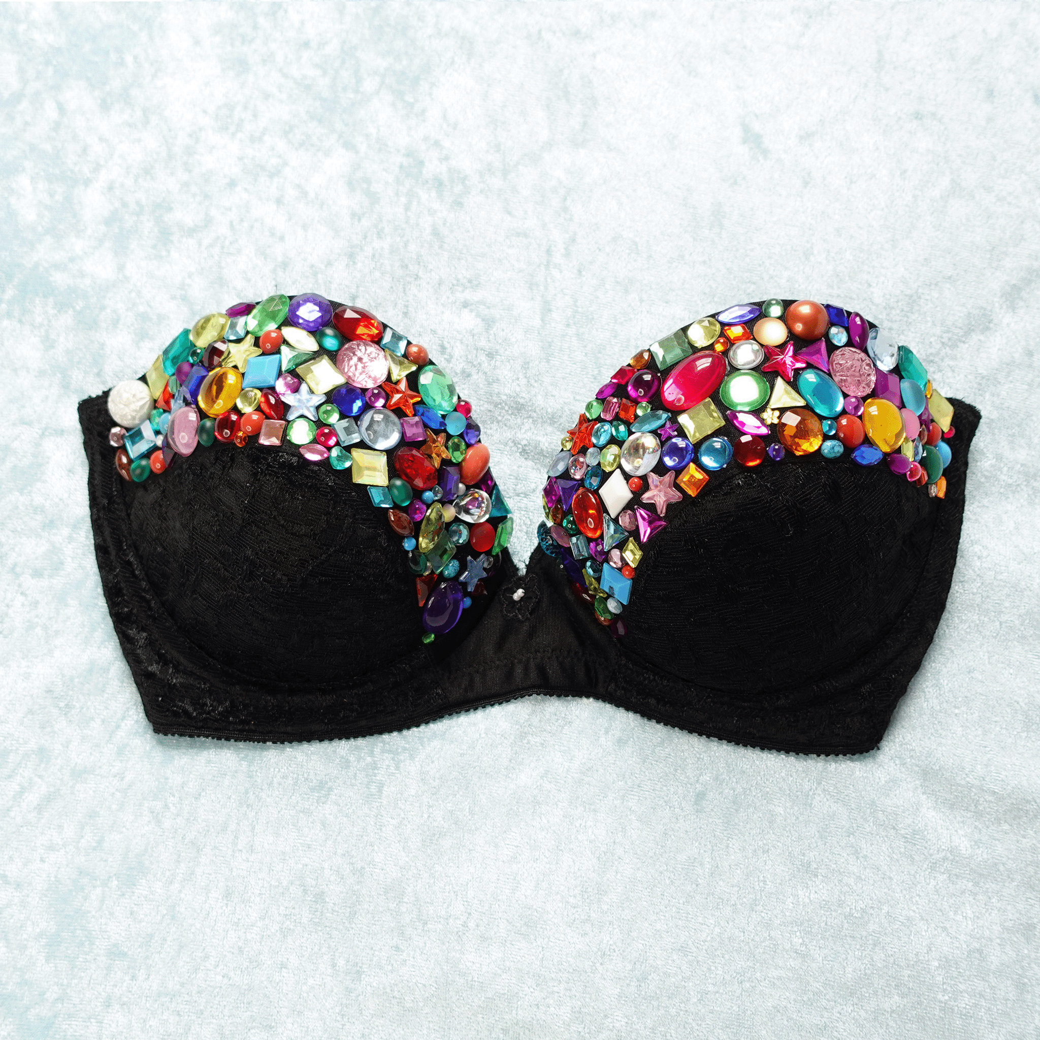 Selena Quintanilla Inspired Colorful Bedazzled Bustier Canada