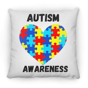 Autism Awareness Pillow | Autism Mom | Autism Dad | Autism Awareness | Support Autism | Neurodiversity