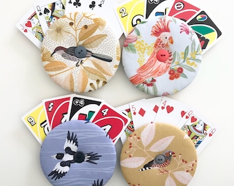 Handmade Fabric Playing Card Holder: Eco-Friendly Gaming Accessory
