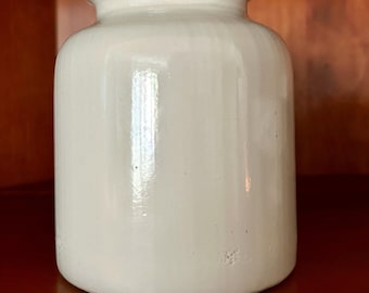 Vintage French Mustard Crock with Cork.