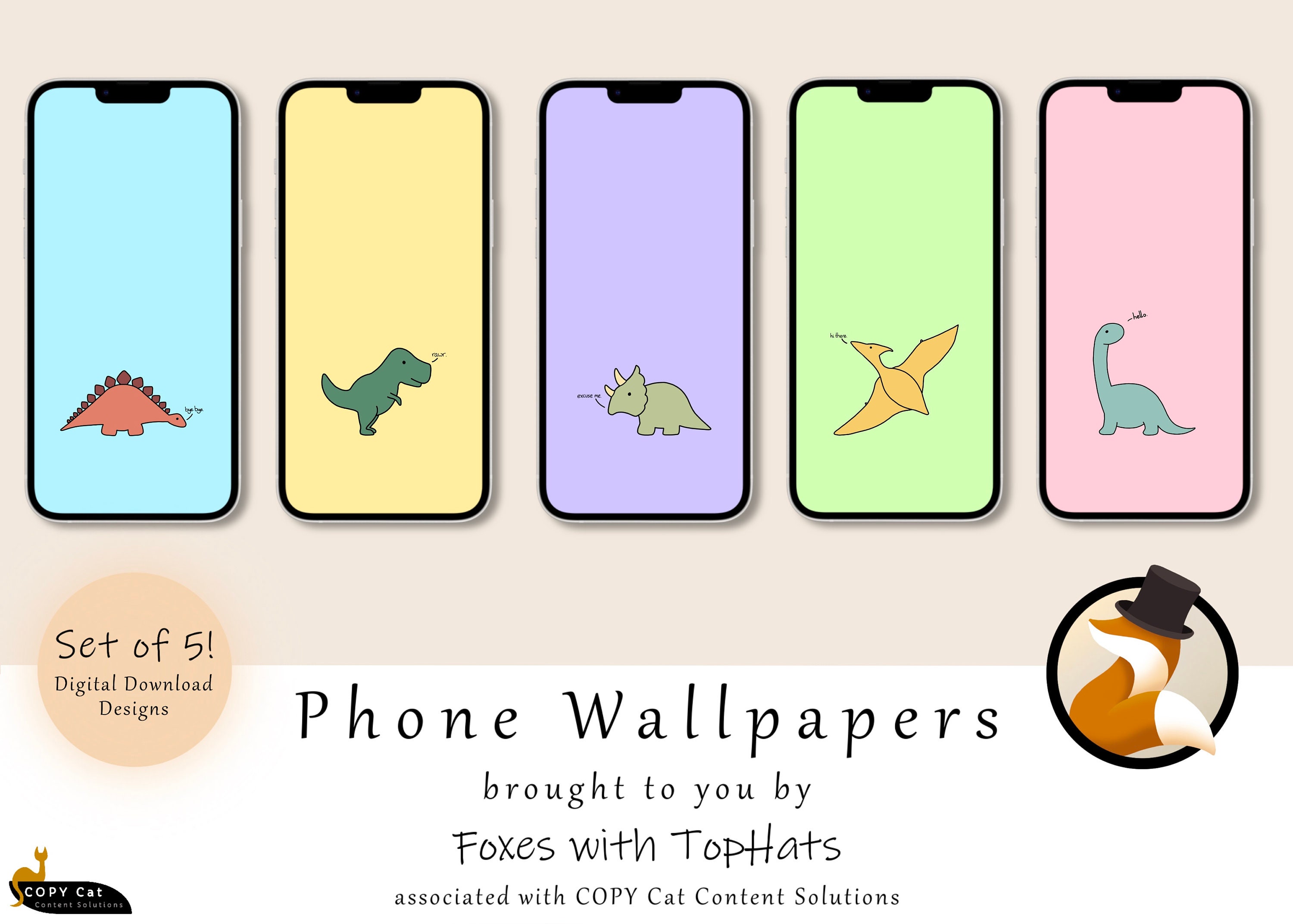 Dinosaur Wallpaper iPhone - Etsy, image size:3000x2143