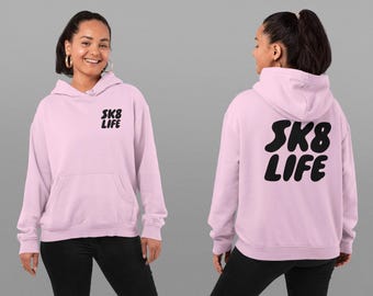 Figure Skating Hoodie, Ice Skating Sweatshirt, Sk8 Life, Figure Skater Gift, Ice Skating Clothing, Skate Life Apparel