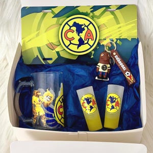 caja de regalo de club america, club america, america, las aguilas, regalos de america, liga mexicana, caja de regalo, gift box