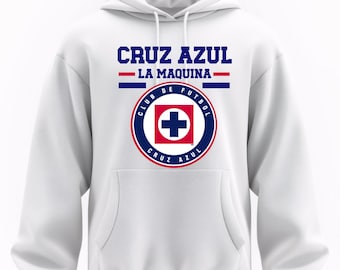 Cruz Azul hoodie, sudadera de Cruz Azul, Cruz Azul, regalos de liga mexicana, sangre azul, regalos de cruz azul