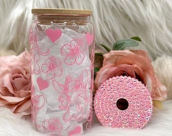 Engel, Engel Tasse, Stich , Vaso De Engel, Novia de Stich, Stich Freundin, Geschenk, 16 Unzen Becher,