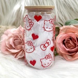 kitty, kitty cat, kitty gift, 16oz cup, personalized gift, regalo personalizada, vaso personalizado, vaso de kitty, personalized cup