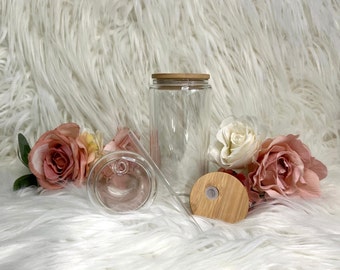 16oz Snow Globe double walled glass tumbler | vasos para sublimar | vasos de 16oz | Snow Globe Glass Can | double wall glass cup | 16oz cup