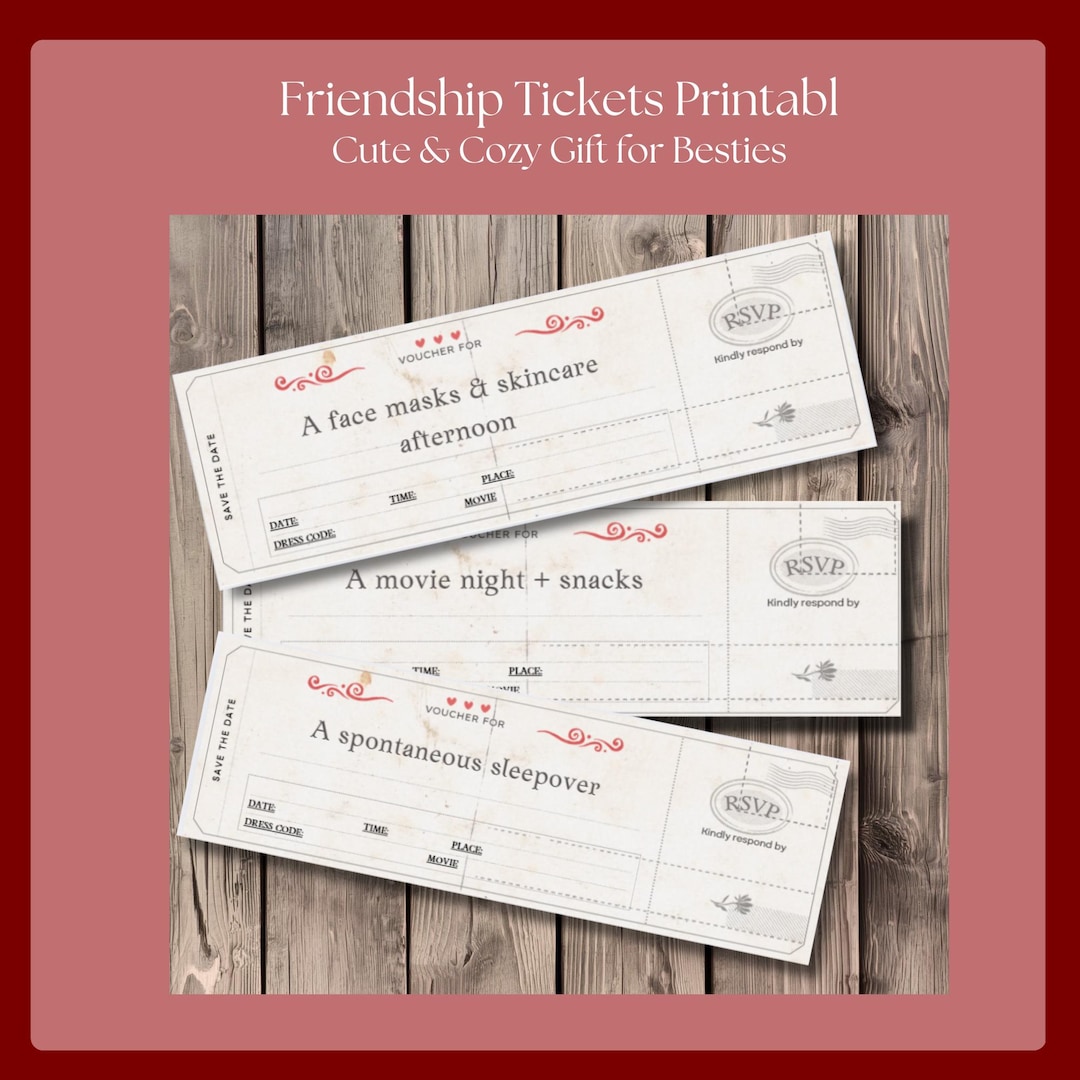 Galenite's Day Coupons for Best Friends | Printable Best Friend ...