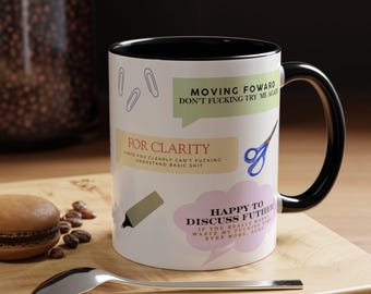 Sarcastic Office Humor Mug, Coworker Gift