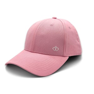 Satin Lined Dusty Pink Ponytail Cap