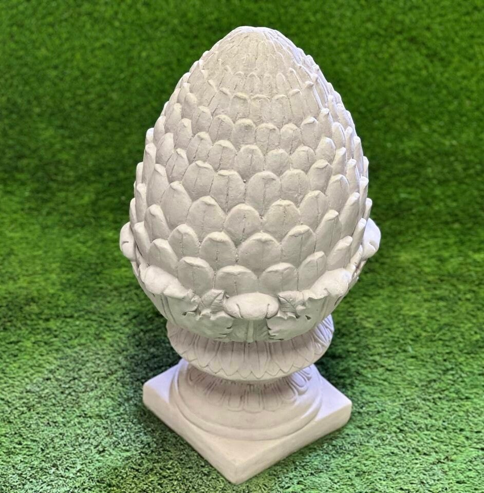 Concrete Finial Artichoke Statue Detailed Artichoke Figurine Etsy