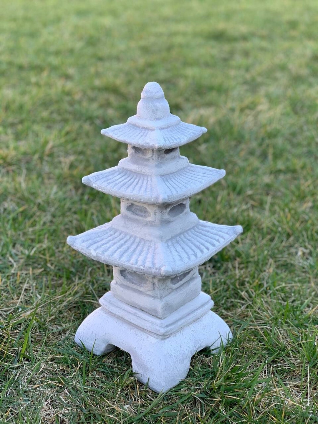 Japanese Garden Pagoda Outdoor Statue Asian Pagoda Figurine Zen Garden