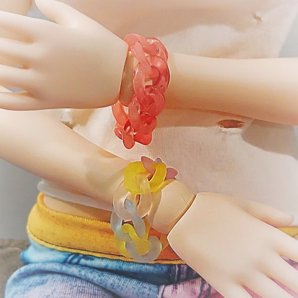 Chain Bracelet for 1/3 Dolls, portion of sales go to The Trevor Project