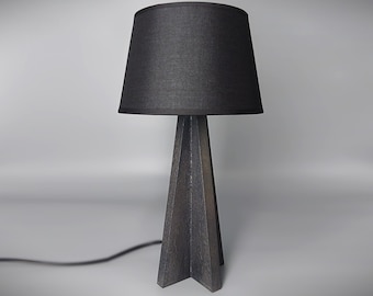 Dimbare betonnen tafellamp SCANDIC 2B | Moderne woonkamertafellamp | Minimalistische stijl | Elegante vierkante Bauhaus bureaulamp