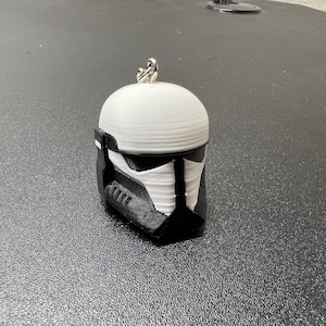 Imperial Stormtrooper Helm Schlüsselanhänger aus Star Wars / Mandalorian
