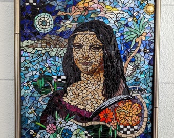 高級ウォールアート、モナリザ、モナリザモザイク、高級ウォールアート