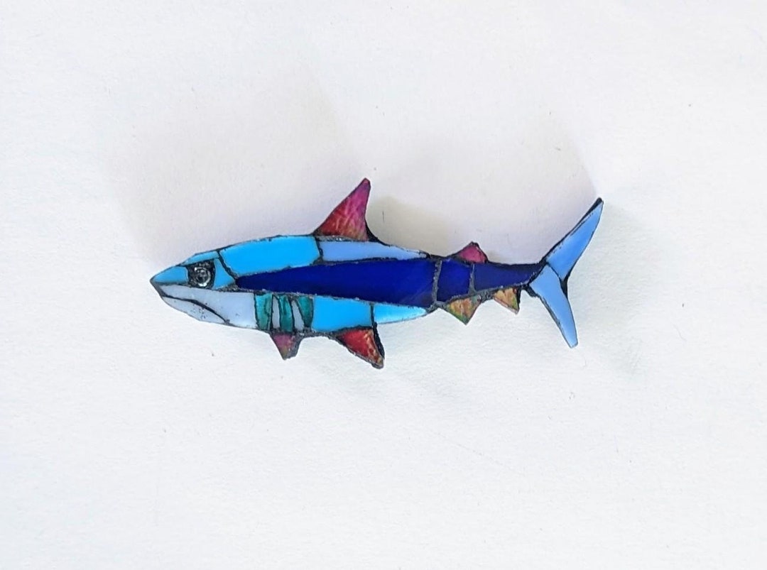 Shark Mosaic Shark Mosaic Shark, Fridge