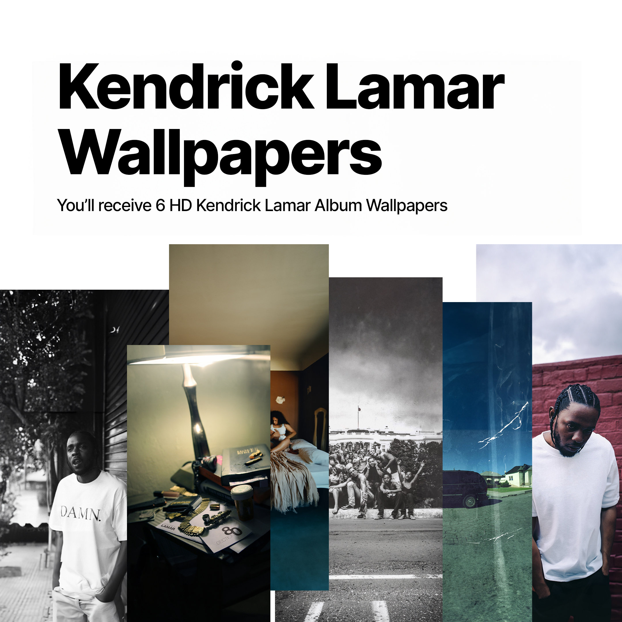 HD Kendrick Lamar Album Wallpapers IOS Digital Download Poster Music Album  Artist Rapper 