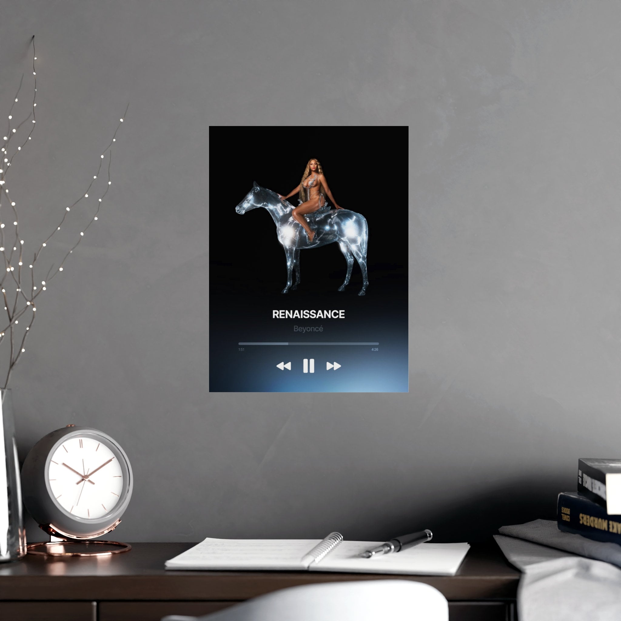 Renaissance Beyonce Music Player Poster | Album Print sold by ...