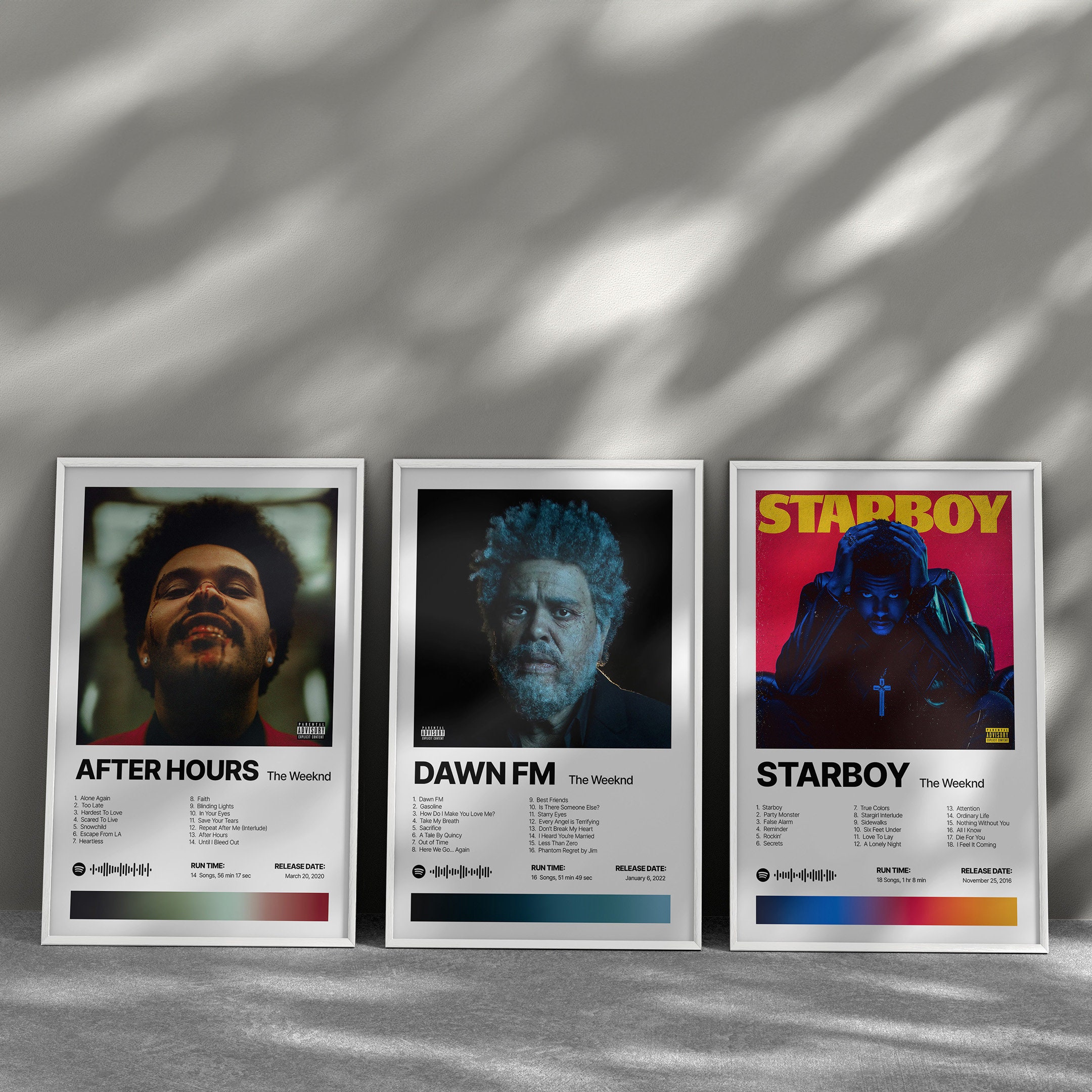 The Weeknd Poster After Hours Poster Album Cover Posters for Room Decor