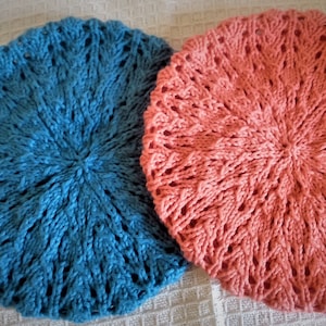 Pretty Cotton Lace Berets