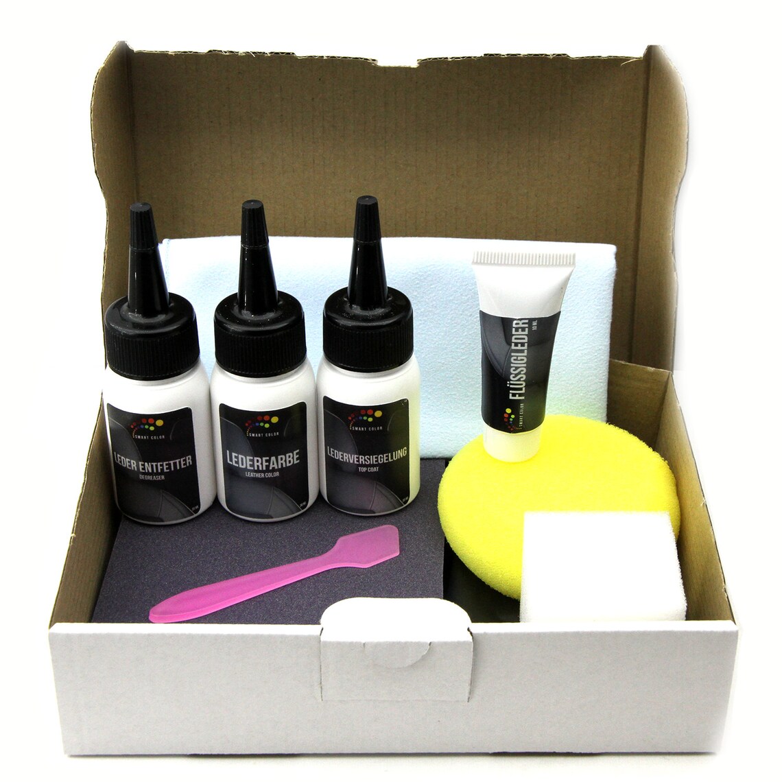 Kit di colorazione della pelle per autoveicoli: sedile, volante, tappezzeria, braccioli, ecc SOFOLK BMW Dakota Venetobeige | Leroy Merlin