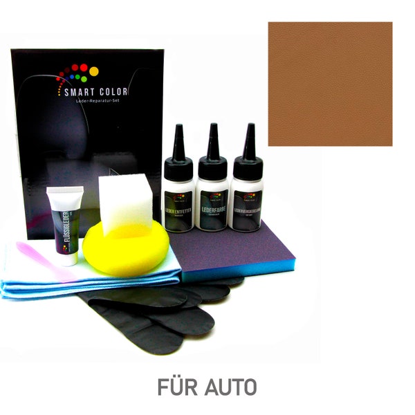 Auto BMW Dakota cognac Lederreparatur Set Lederfarbe für Leder und Kunstleder.