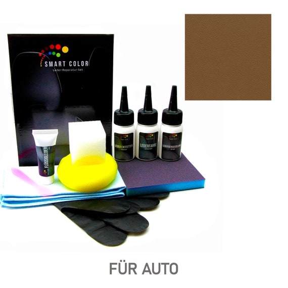 Car BMW Dakota Saddle Brown Leather Repair Kit-leather Paint for Leather  and Faux Leather. 