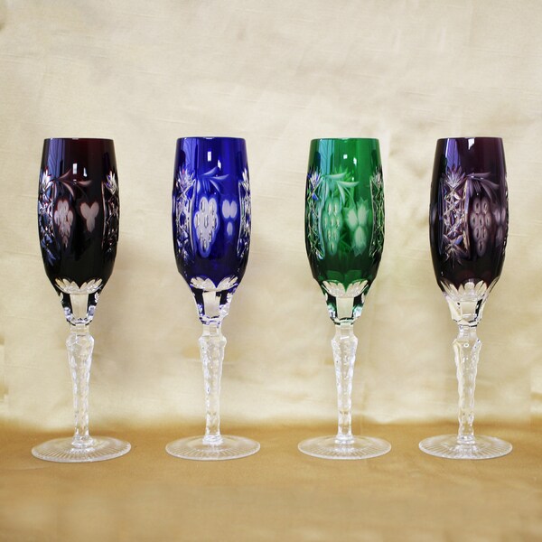Hungarian Crystal Glasses Etsy