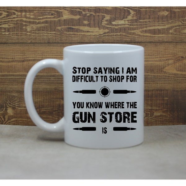 Gun Lover Coffee Mug; Funny Police Gift: Range Gear; SRO Gift; Trooper Gift; 2nd Amendment Mug; Conservative Coffee Mug