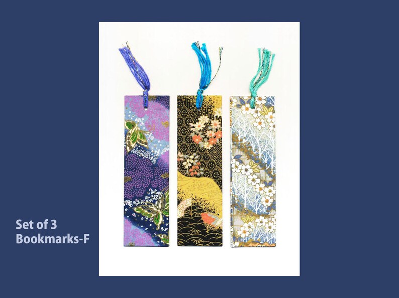 Bookmarks Set of 3 - Etsy