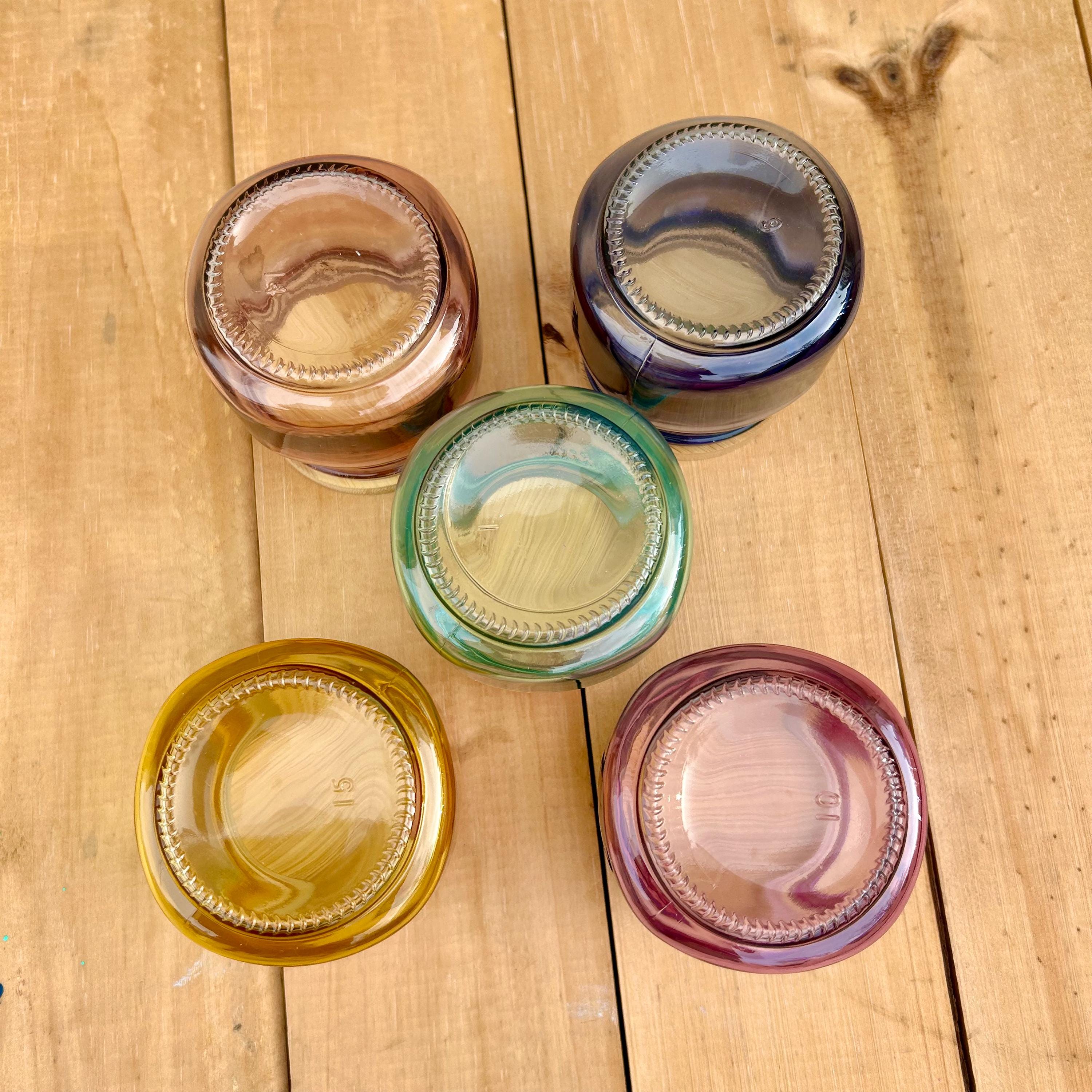 Farm Jars Color 15 Spring Colored Mason Jars, Mini 8oz Size Canning Jars With Lids - Etsy