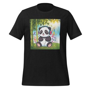 Camiseta de DJ de Panda de Dibujos Animados, Camiseta de DJ de Panda, Camiseta de Panda de Dibujos Animados para Hombres y Mujeres