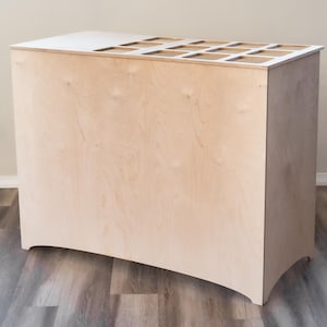 Compact Foldable Charcuterie Cart – Customizable Wooden Serving Table for Events & Catering