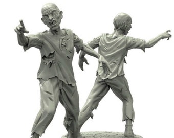 Zombies - 32mm Scale Miniature for Lovecraft themed Table Top RPGs (Call Of Cthulu, D&D, Pathfinder) | Adaevy Creations