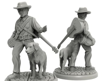 Investigators (In The Mouth Of Fear Collection) - 32mm Scale Miniatures for Lovecraftian/Horror RPGs | Adaevy Creations