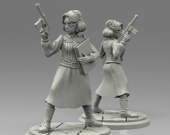 Investigadores (Colección La Sombra de Dunwich) - Miniatura a escala de 32 mm para juegos de rol lovecraftianos/de terror (CoC, Arkham Horror) / Adaevy Creations