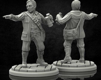 Investigators (Cult of The Ancient Serpent Collection) - 32mm Scale Miniatures for Lovecraftian RPGs | Adaevy Creations