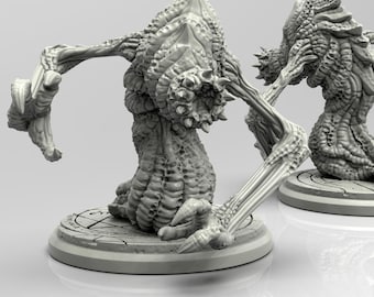 Crawling One (Colección In The Mouth Of Fear): miniatura a escala de 32 mm para juegos de rol lovecraftianos/de terror (CoC, Arkham Horror) / Adaevy Creations