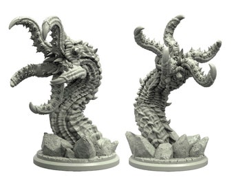 Chthonians (In The Mouth Of Fear Collection) - 32mm Scale Miniature for Lovecraftian/Horror RPGs (CoC, Arkham Horror) | Adaevy Creations
