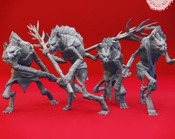 Witherlings - 32mm/54mm Scale Miniature for Table Top RPGs ( D&D, DnD, Pathfinder, Frostgrave) | Yasashii Kyojin Studio
