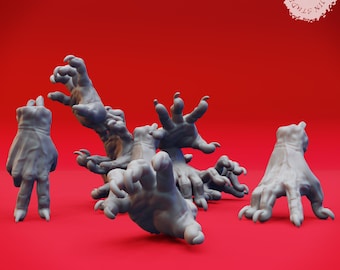 Crawling Claw - 32mm/54mm Scale Miniature for Table Top RPGs ( D&D, DnD, Pathfinder, Frostgrave) | Yasashii Kyojin Studio