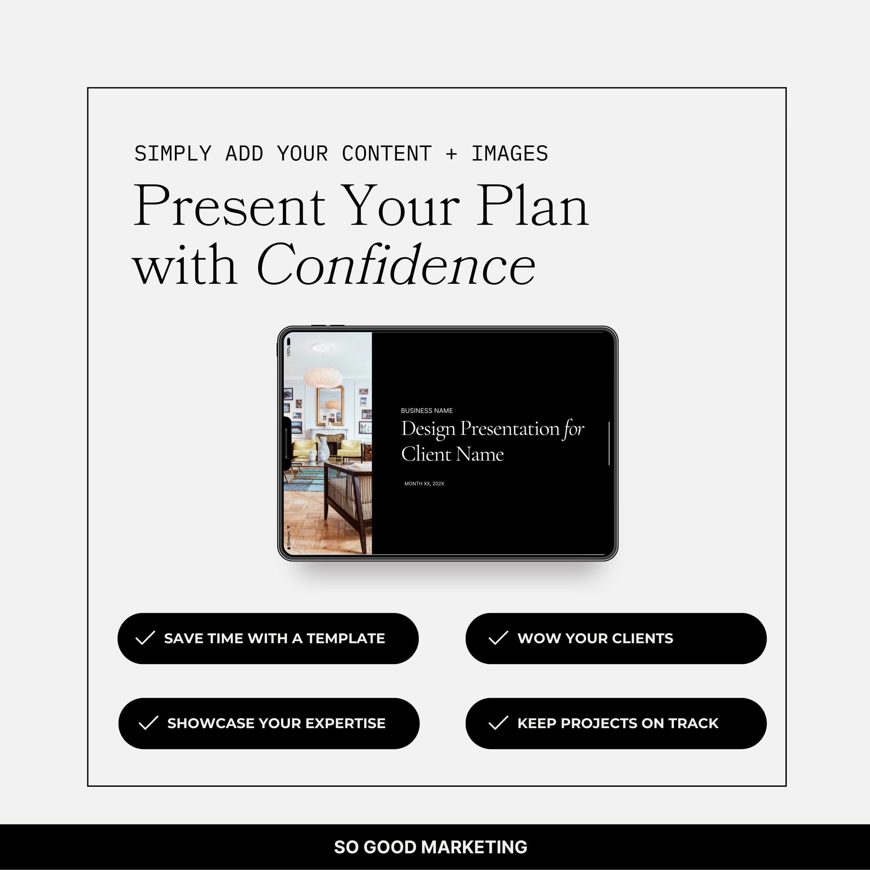 Interior Design Canva Template | Modern & Sophisticated E-design ...