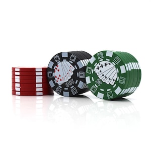 Poker Chip Metal Herb Grinder