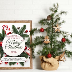 Delivery Driver Snack Sign Digital Download | Thank You Delivery Drivers | Take A Snack Sign | Amazon, FedEx, UPS, USPS Thank You Sign | image 2