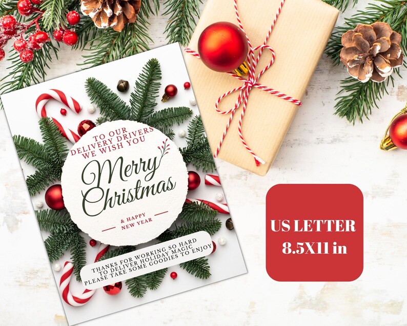 Delivery Driver Snack Sign Digital Download | Thank You Delivery Drivers | Take A Snack Sign | Amazon, FedEx, UPS, USPS Thank You Sign | image 1