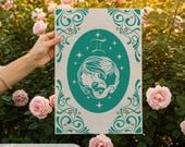 Gemini Zodiac Art Print: Starwild Astrology Gift (Digital Download)